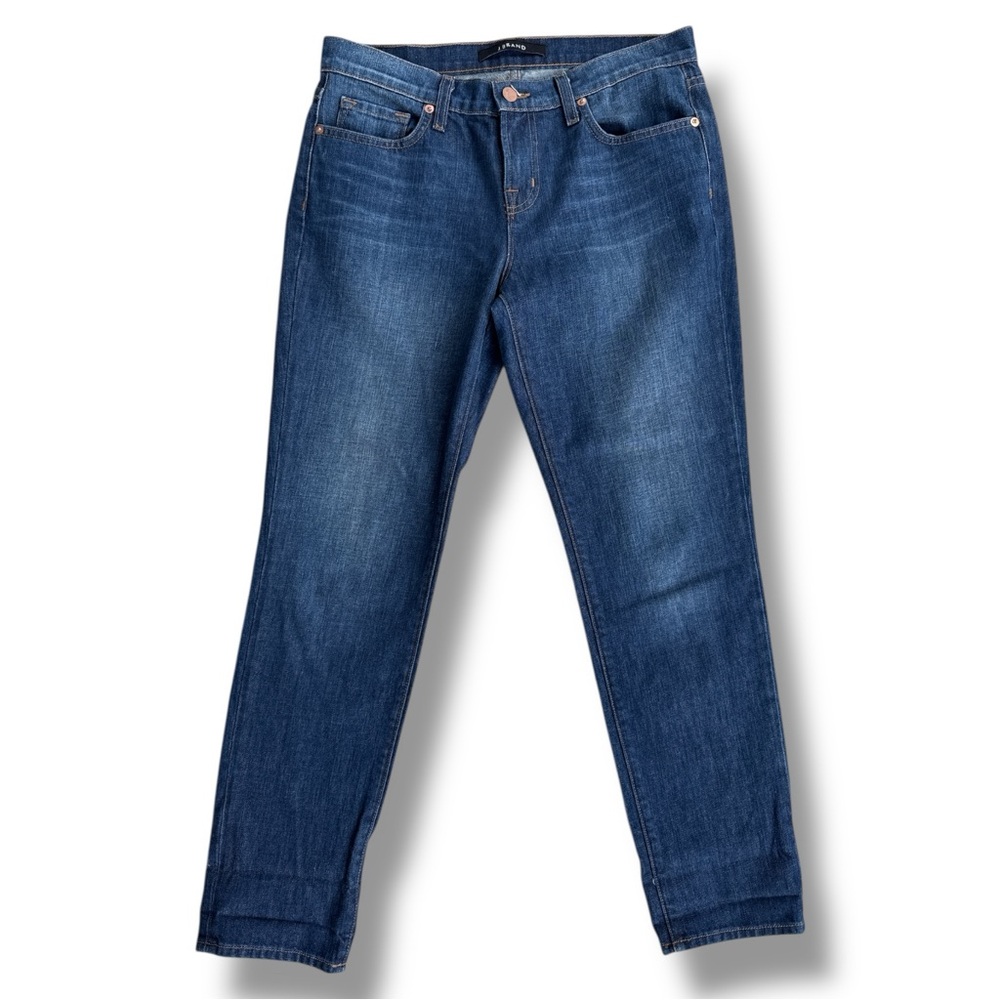 J Brand Aidan Boyfriend Mid Rise Jeans Ringer Wash Waist 26 - Picture 11 of 16